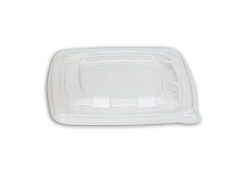 PET lid for 24/28/32 oz pulp square bowl