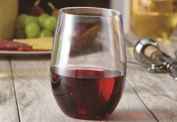 15oz stemless wine glass