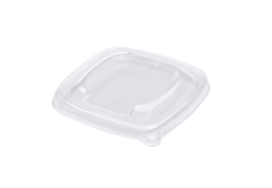 PET lid for 375ml/500ml Pulp Square bowl