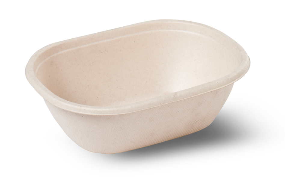 770 ml pulp oval bowl(Laminated)